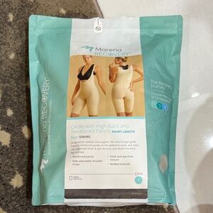 Marena Recovery Beige Girdle with High-Back and Reinforced Panels